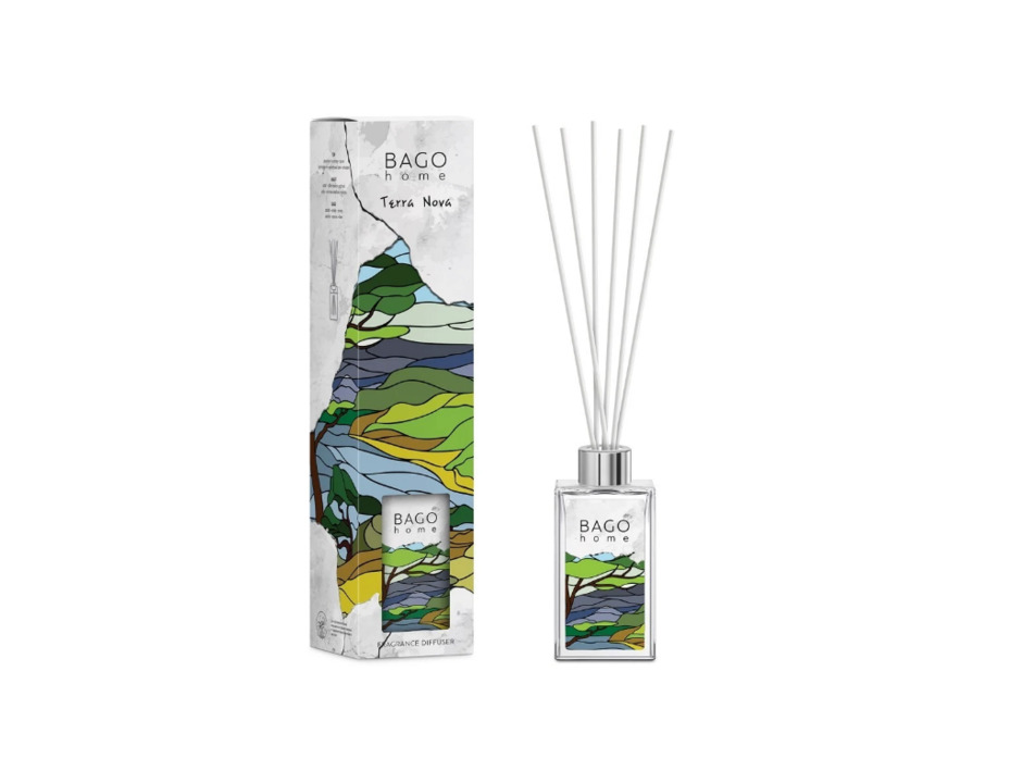 Новая земля BGМ0201, Диффузор с палочками, 110 мл / Bago Home