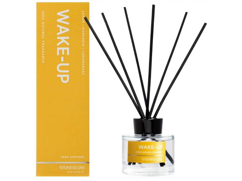 Лимон и Мандарин / Диффузор с палочками 140 мл / StoneGlow