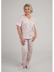 Пижама женская, футболка и брюки LP25-1149/ 1 Сакура / Clever