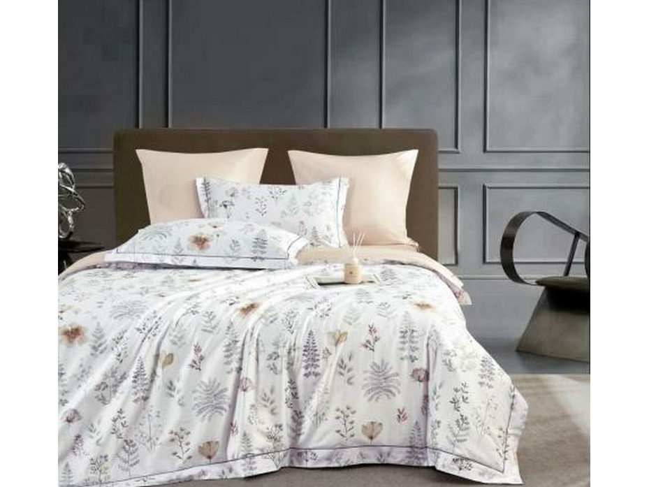 Постельное белье 2180-6 сатин премиум Евро сп / Asabella