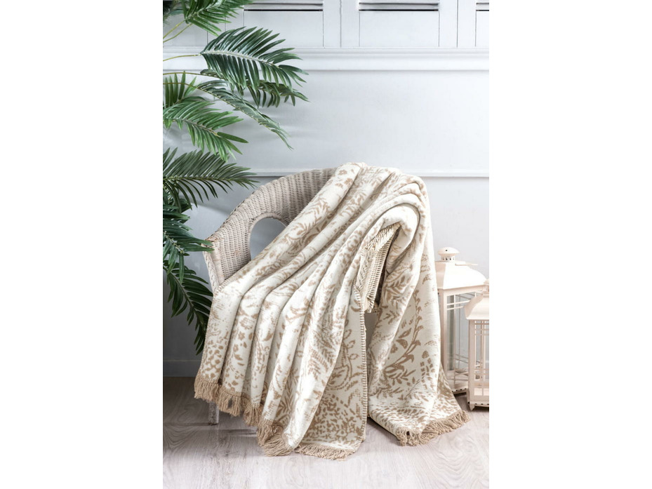 Плед Oliva хлопковый 200*220 / Arya