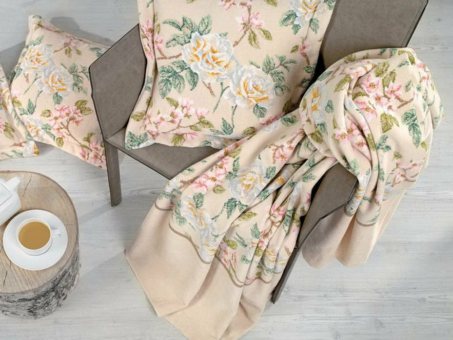 Плед Vanilla rose шенилл 150*250 / Feiler