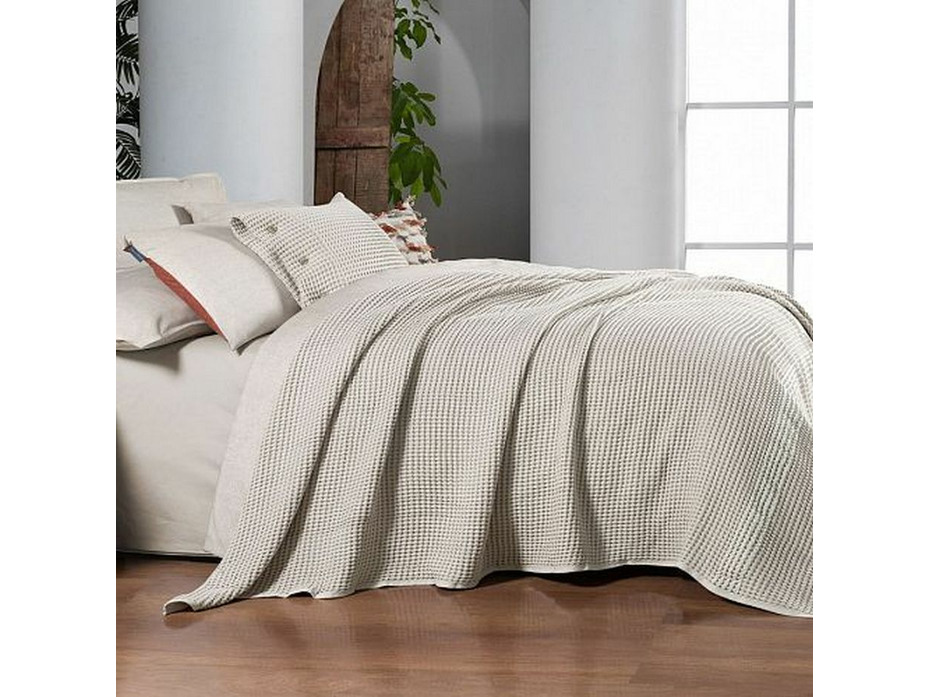 Плед Y 1011 Polendia вафельное 200*220 / Sarev Плед Y 1011 Polendia вафельное 200*220 / Sarev