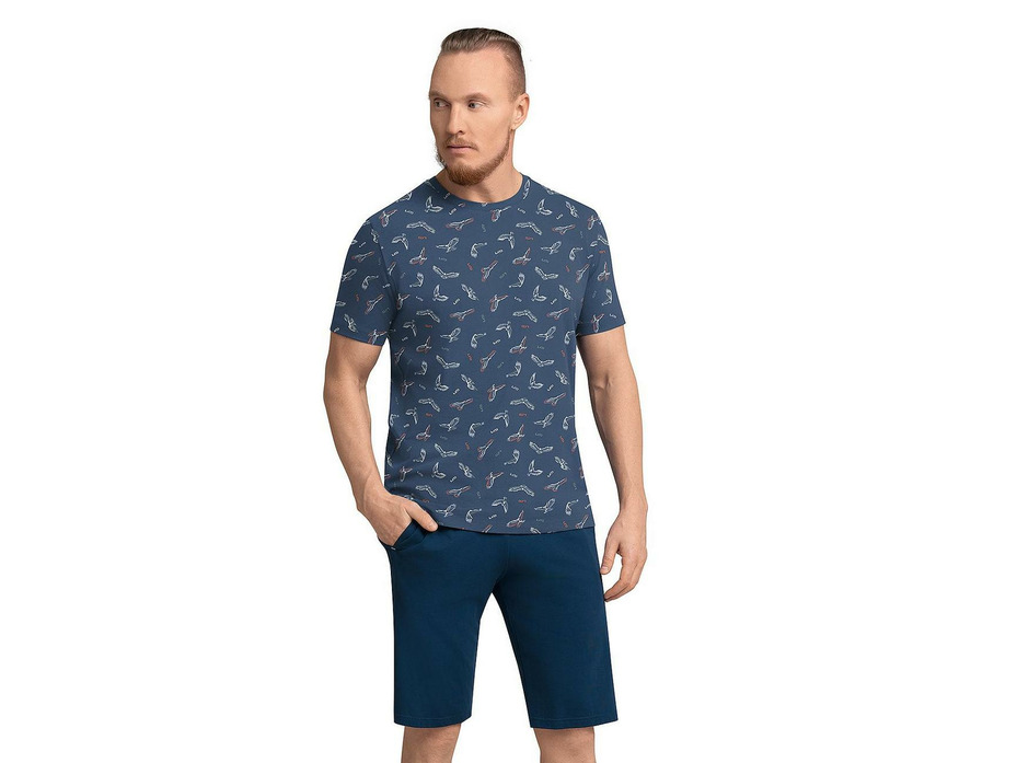 Пижама мужская, футболка и шорты MHP540713 / Clever