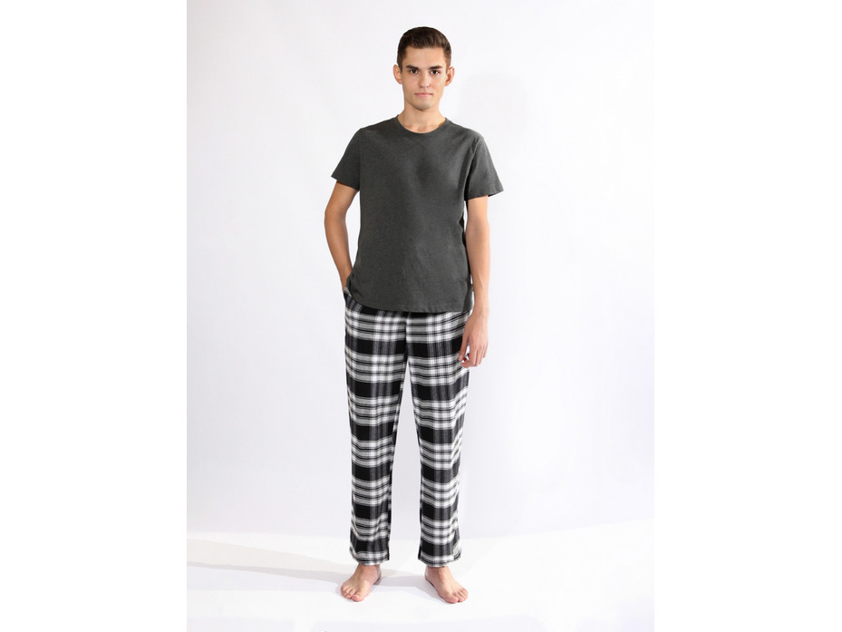 Пижама мужская, футболка и брюки PBC3042 / Indefini Пижама мужская, футболка и брюки PBC3042 / Indefini
