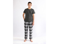Пижама мужская, футболка и брюки PBC3042 / Indefini Пижама мужская, футболка и брюки PBC3042 / Indefini