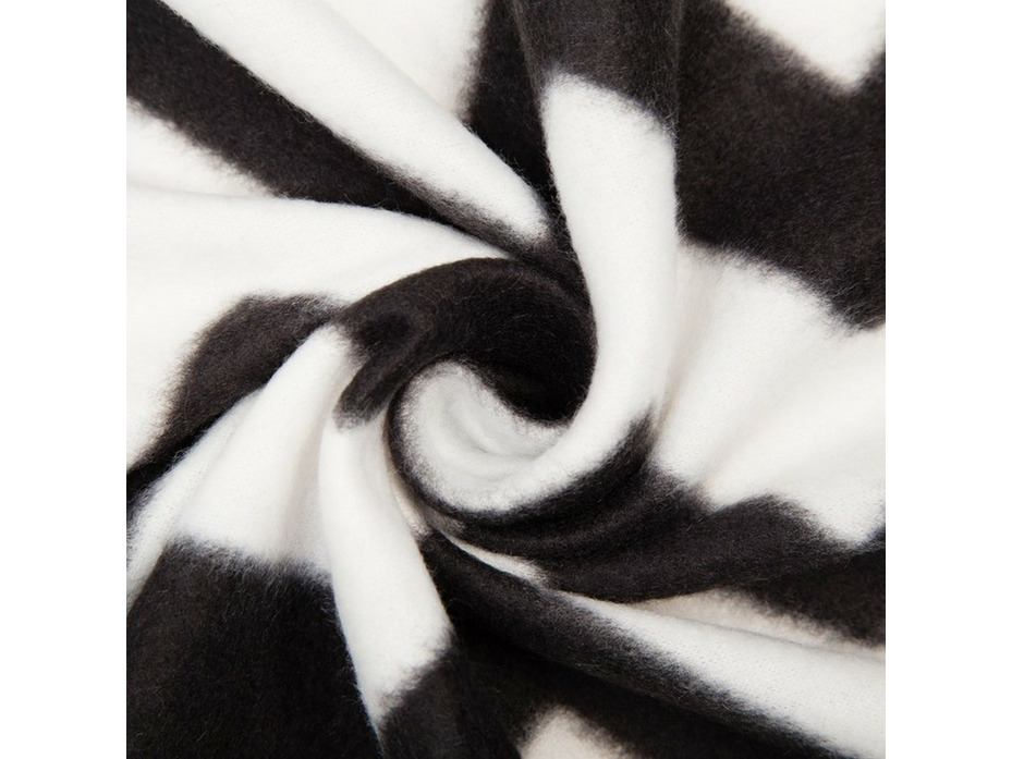 Плед 7449139 зигзаг флисовый 130*150 / Экономь и Я