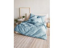 Пододеяльник 213KL-15-4005 ярко-голубой сатин однотонный 175*215 / Tia