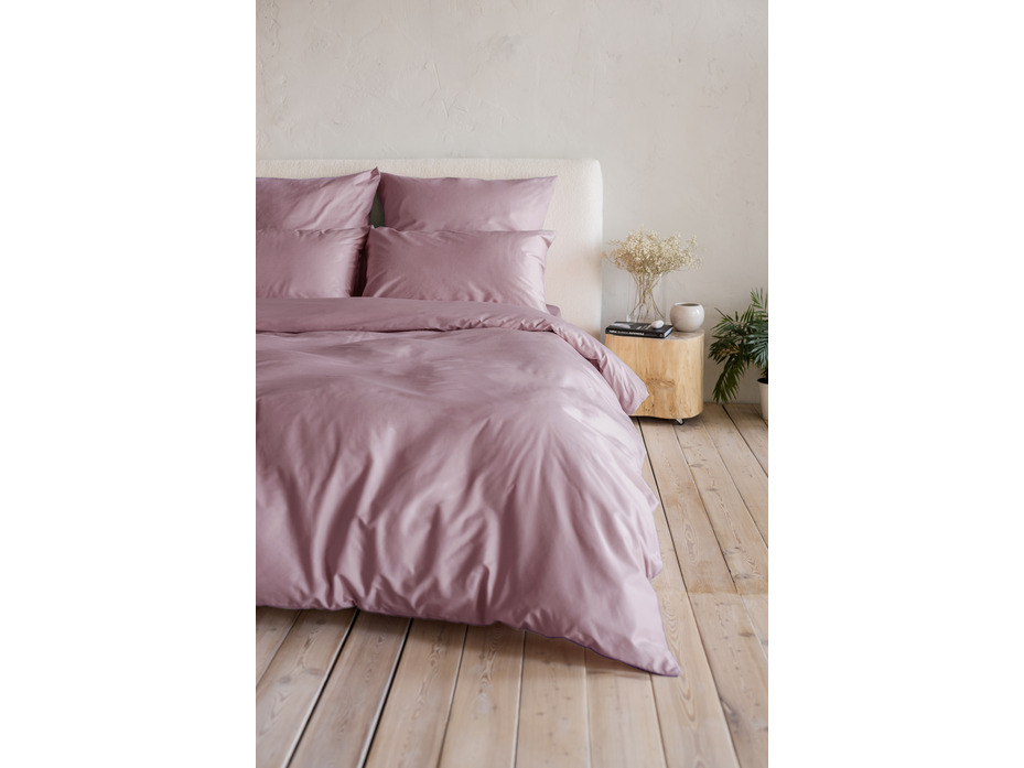 Пододеяльник 213KL-204 сирень сатин однотонный 175*215 см / Tia