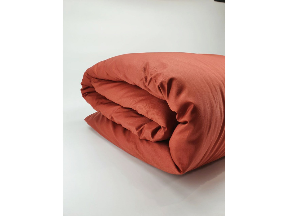 Пододеяльник 213KL-102 винный сатин однотонный 200*220 / Tia