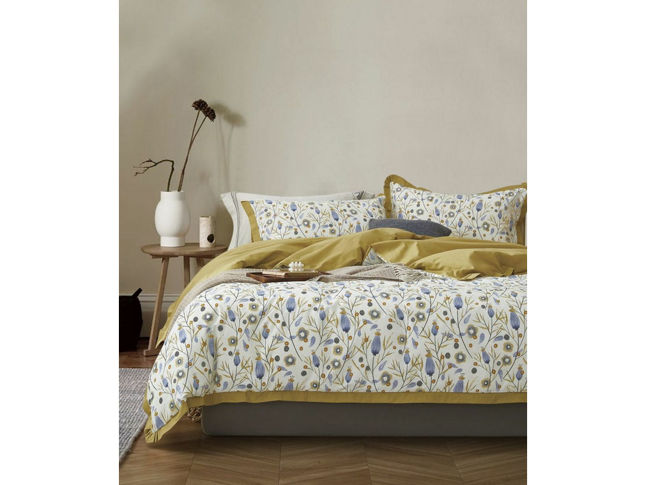 Постельное белье 1934-4S сатин 1,5 сп / Asabella