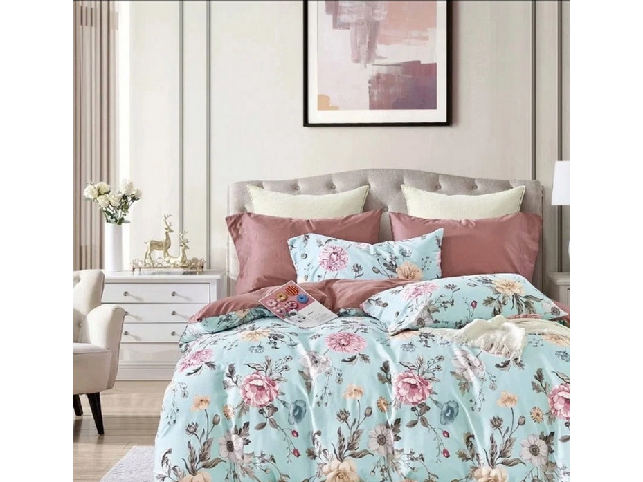 Постельное белье 2006-6 сатин премиум Евро сп / Asabella Постельное белье 2006-6 сатин премиум Евро сп / Asabella