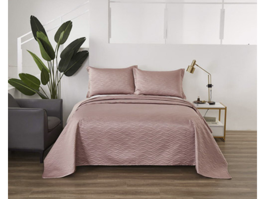 Покрывало с наволочкой Джозефина атласное 160*220, 50*70 (1 шт) /Sofi de Marko