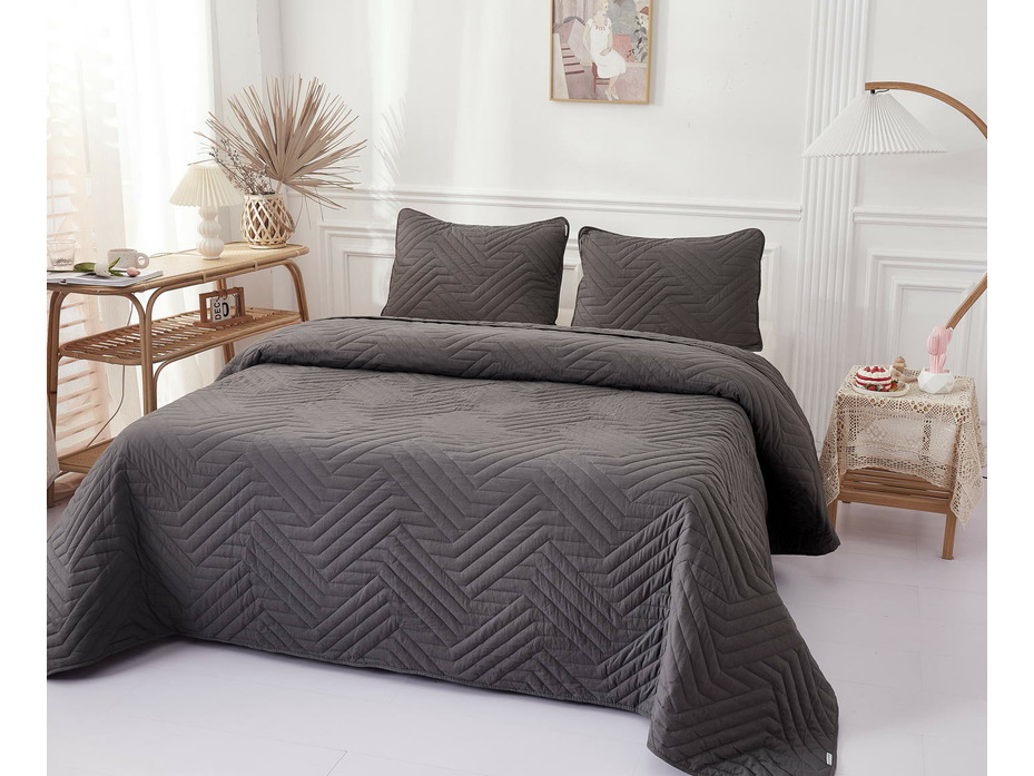 Покрывало с наволочкой Мориц стеганое 160*220, 50*70 (1 шт) / Sofi de Marko Покрывало с наволочкой Мориц стеганое 160*220, 50*70 (1 шт) / Sofi de Marko