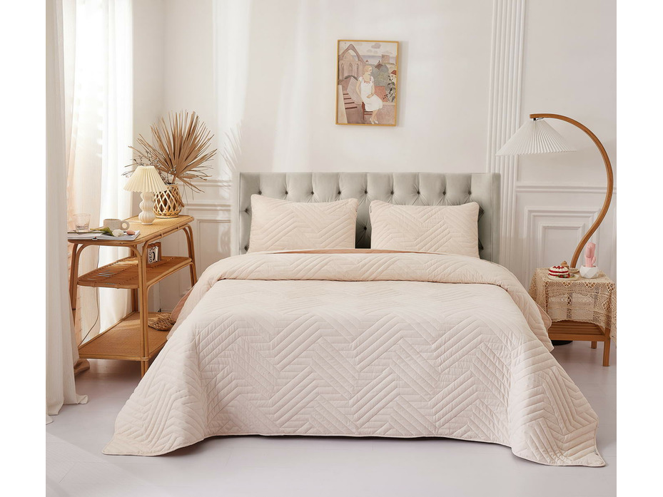 Покрывало с наволочкой Мориц стеганое 160*220, 50*70 (1 шт) / Sofi de Marko Покрывало с наволочкой Мориц стеганое 160*220, 50*70 (1 шт) / Sofi de Marko