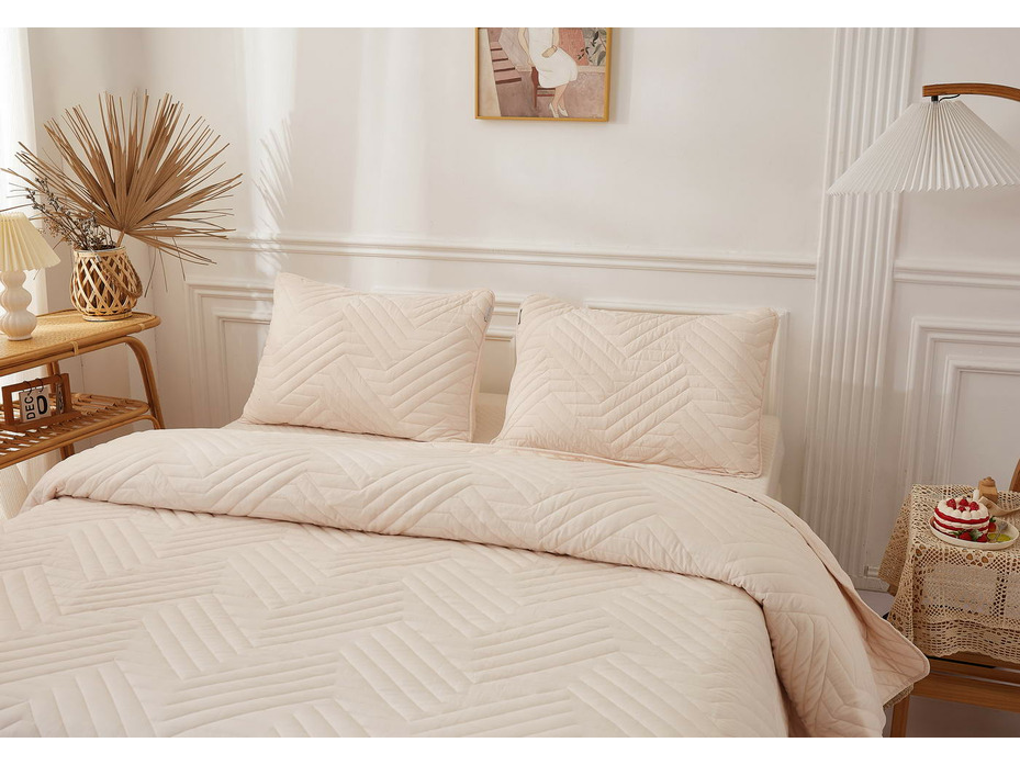 Покрывало с наволочкой Мориц стеганое 160*220, 50*70 (1 шт) / Sofi de Marko Покрывало с наволочкой Мориц стеганое 160*220, 50*70 (1 шт) / Sofi de Marko