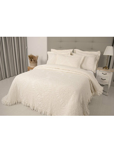 Покрывало с наволочками Lizbon жаккардовое 240*260, 50*70 (2 шт) / Tivolyo Home