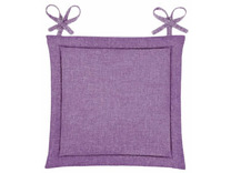 Подушка для стула рогожка однотонная 40*40 / Нордекс