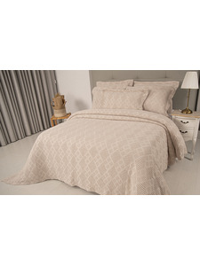 Покрывало с наволочками Sevilla жаккардовое 240*260, 50*70 (2 шт) / Tivolyo Home