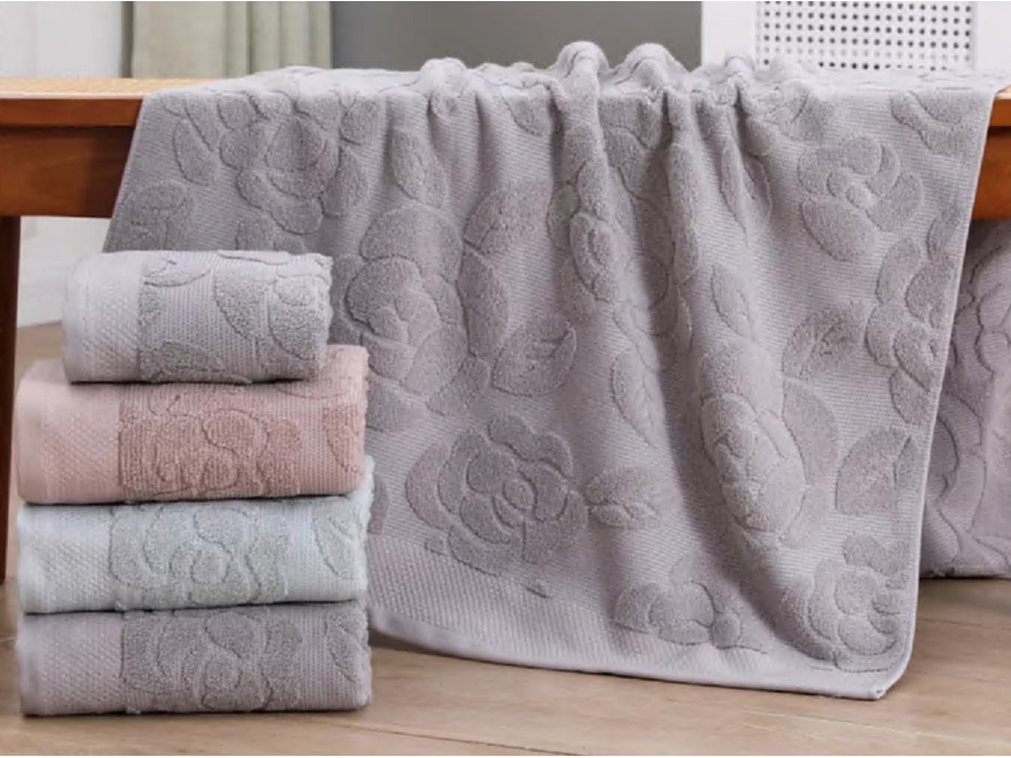 Полотенце 2205453 Розы махровое 50*90 / 7-я