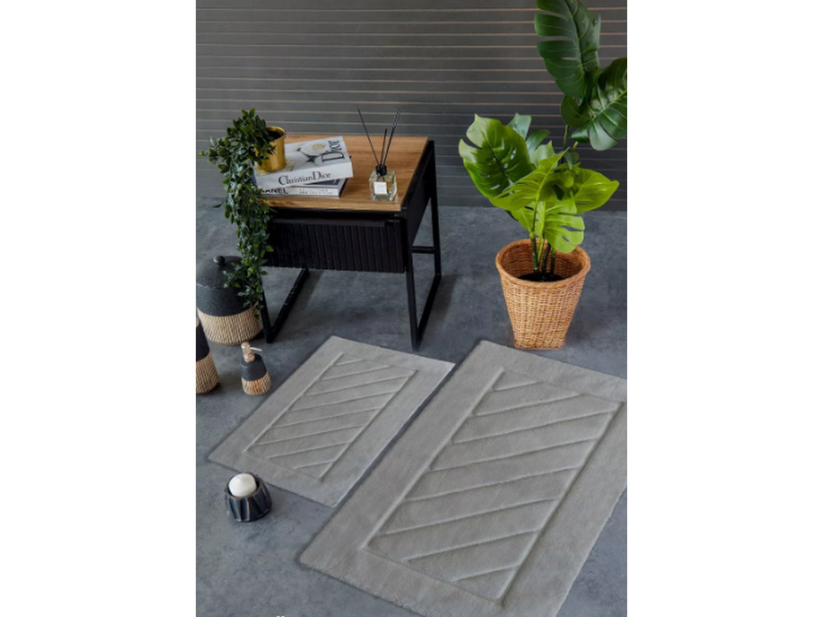 Набор ковриков 11979 Cross хлопковые (40*60, 60*100) / Do&Co Набор ковриков 11979 Cross хлопковые (40*60, 60*100) / Do&Co