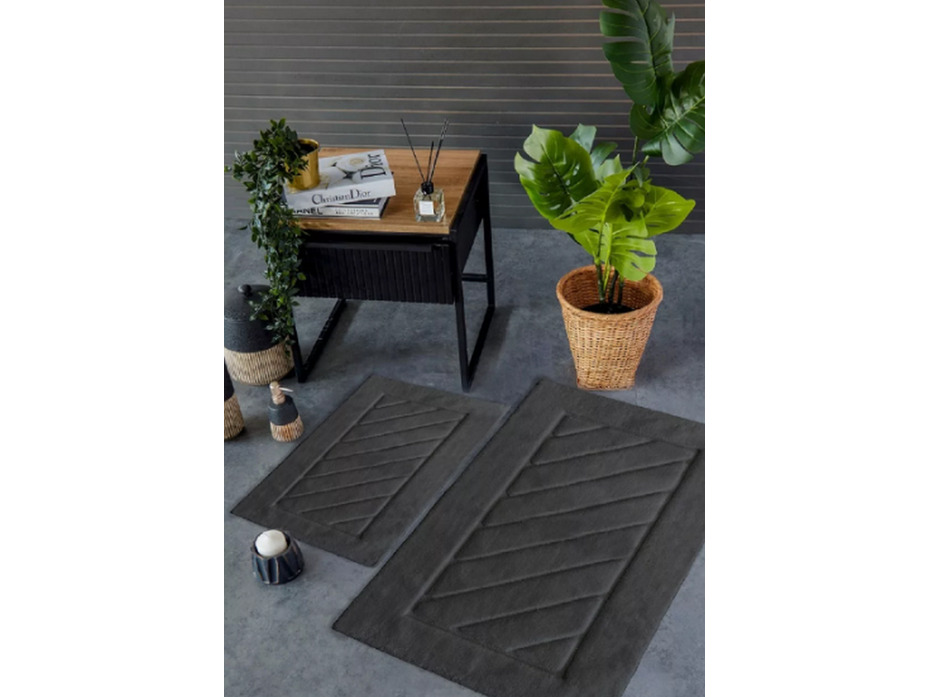 Набор ковриков 11979 Cross хлопковые (40*60, 60*100) / Do&Co Набор ковриков 11979 Cross хлопковые (40*60, 60*100) / Do&Co