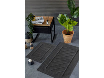 Набор ковриков 11979 Cross хлопковые (40*60, 60*100) / Do&Co Набор ковриков 11979 Cross хлопковые (40*60, 60*100) / Do&Co