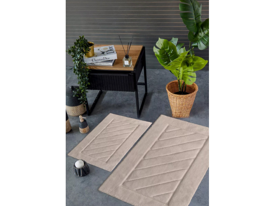 Набор ковриков 11979 Cross хлопковые (40*60, 60*100) / Do&Co Набор ковриков 11979 Cross хлопковые (40*60, 60*100) / Do&Co