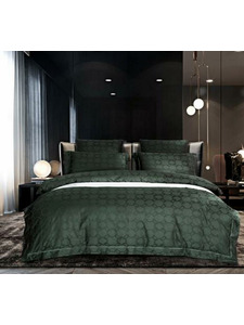 Постельное белье 1384-6 сатин-жаккард Евро сп / Asabella