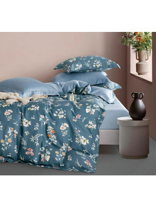 Постельное белье с простыней на резинке 1962-6/160 (т40) тенсель Евро / Asabella Постельное белье с простыней на резинке 1962-6/160 (т40) тенсель Евро / Asabella