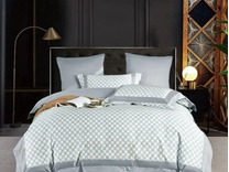 Постельное белье 2249-6 сатин премиум Евро сп / Asabella