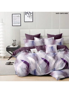 Постельное белье Перья 6300 поплин Евро сп / Butterfly