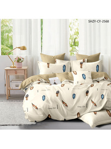 Постельное белье Перья 6291 поплин Евро сп / Butterfly