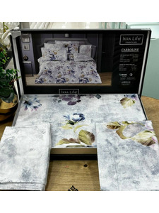 Постельное белье Carroline сатин премиум Евро сп / Istanbul Home Collection Постельное белье Carroline сатин премиум Евро сп / Istanbul Home Collection