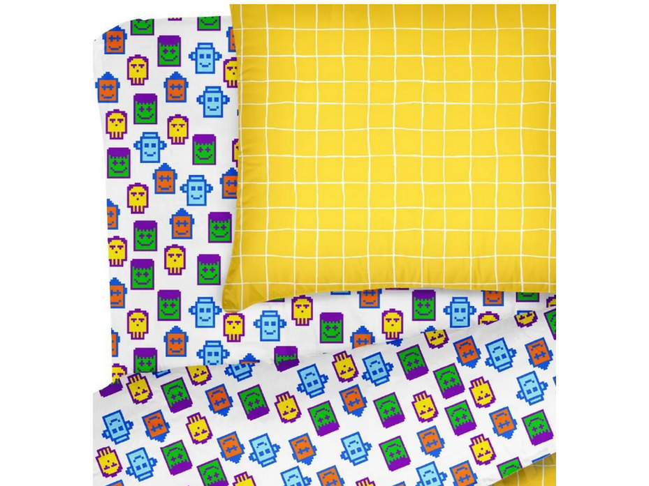 Постельное белье 21291 (24) Роботы поплин 1,5 сп / Василиса Постельное белье 21291 (24) Роботы поплин 1,5 сп / Василиса