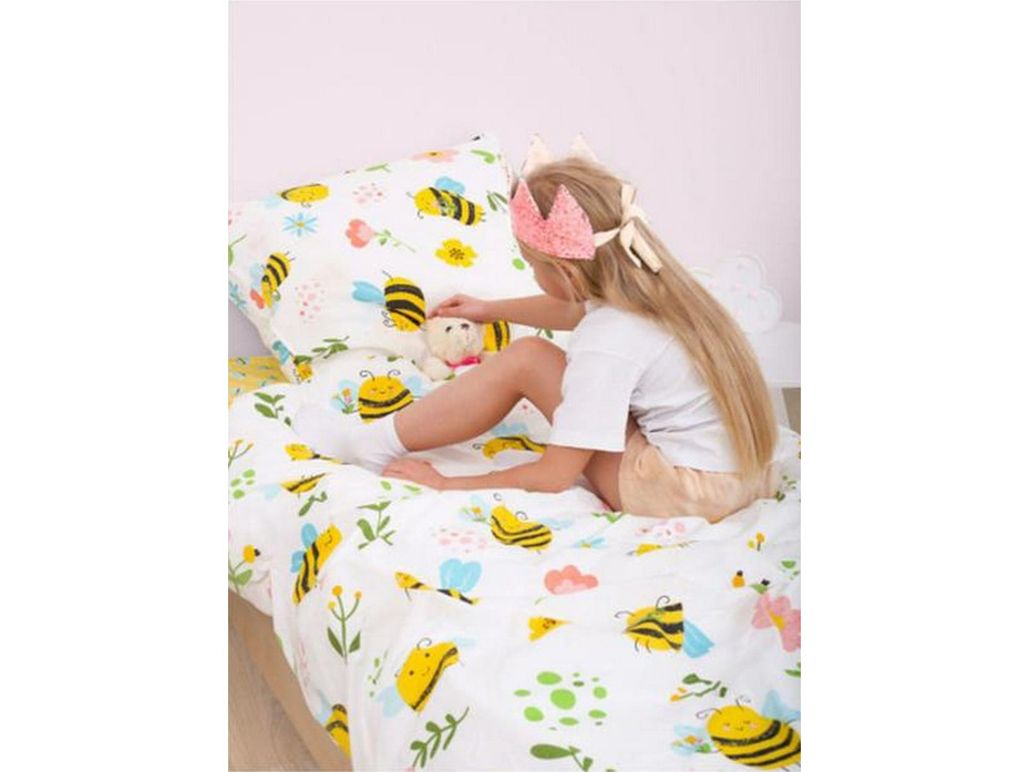 Постельное белье 500004 (17) Пчелка Жужу поплин 1,5 сп / Василиса