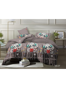 Постельное белье 07 XS поплин 1,5 сп / Спать Пора