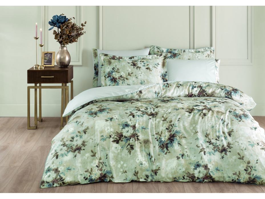 Постельное белье Melanio сатин делюкс Евро сп / Тivolyo Home