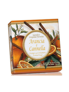 Мыло ES-42 Arancia Cannella, Апельсин и корица, 100 гр / Saponificio Artiginale Fiorentino