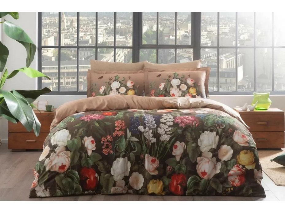 Постельное белье Ponya сатин digital 1,5 сп / Tac