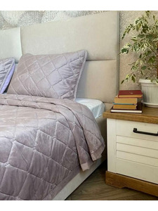 Покрывало Ромб 8083101-60 велюровое 150*200 / 7я Покрывало Ромб 8083101-60 велюровое 150*200 / 7я