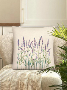 Наволочка декоративная 2412714 Даника Лаванда гобелен 45*45 / Le Gobelin