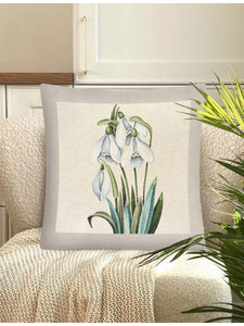 Наволочка декоративная 2412609 Подснежник 2 гобелен 45*45 / Le Gobelin