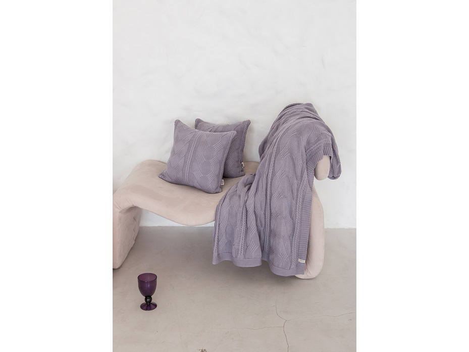 Плед Lux 64 вязаный 150*200 / Luxberry