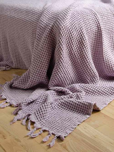 Плед Simone вафельный жатка 130*150 / Maison Dor