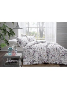 Постельное белье Daisy сатин deluxe Семейный сп / Тivolyo Home