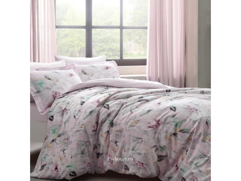 Постельное белье Fulmine сатин deluxe Семейный сп / Тivolyo Home