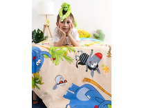 Постельное белье 10160 (17) Зебра в клеточку бязь 1,5 сп / Василиса