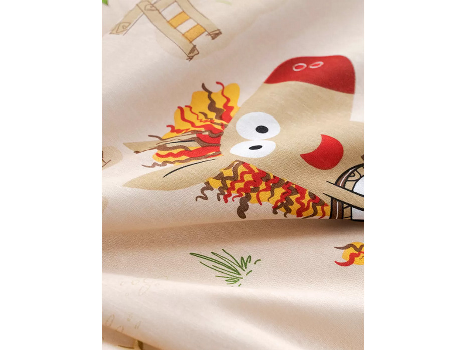 Постельное белье 10160 (17) Зебра в клеточку бязь 1,5 сп / Василиса