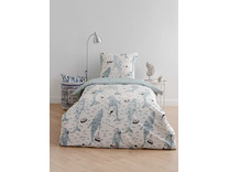 Постельное белье 70624 (17) Морской кит поплин 1,5 сп / Василиса